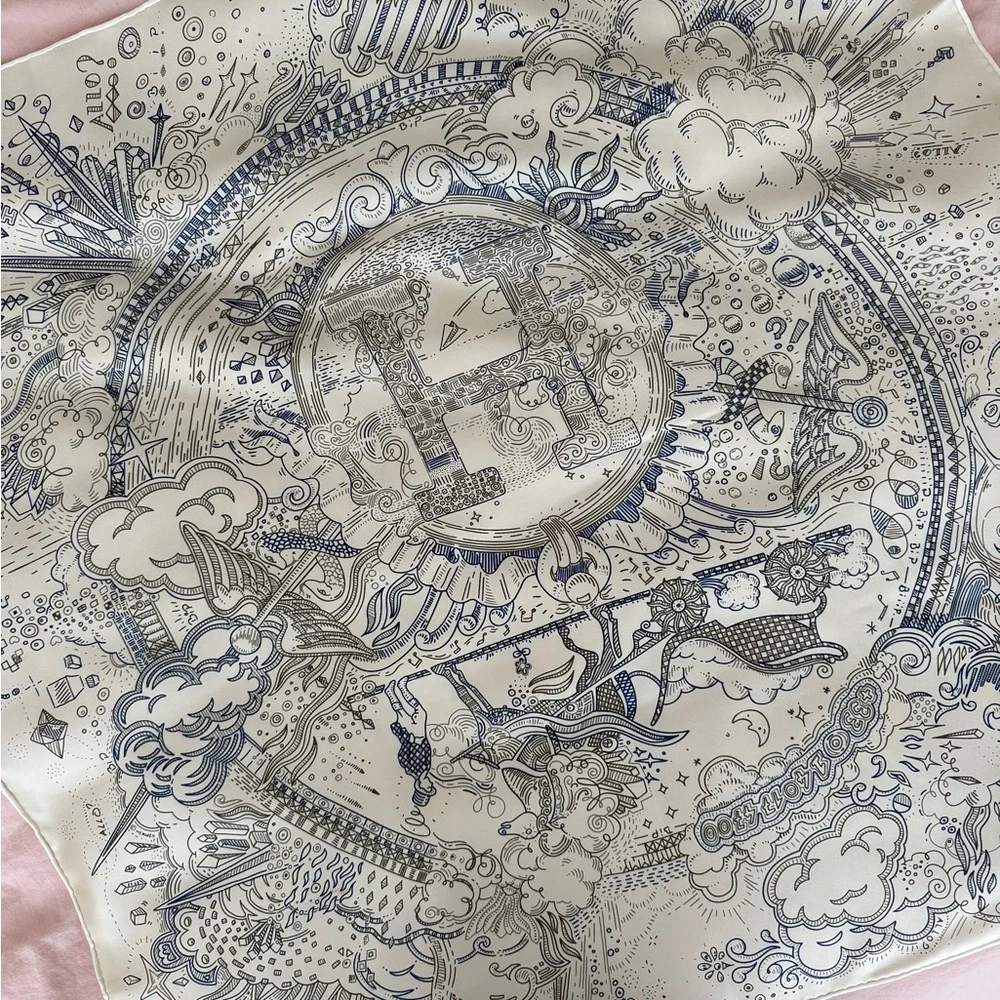 Hermes Please Hold the Line Scarf - Picture 6 of 12